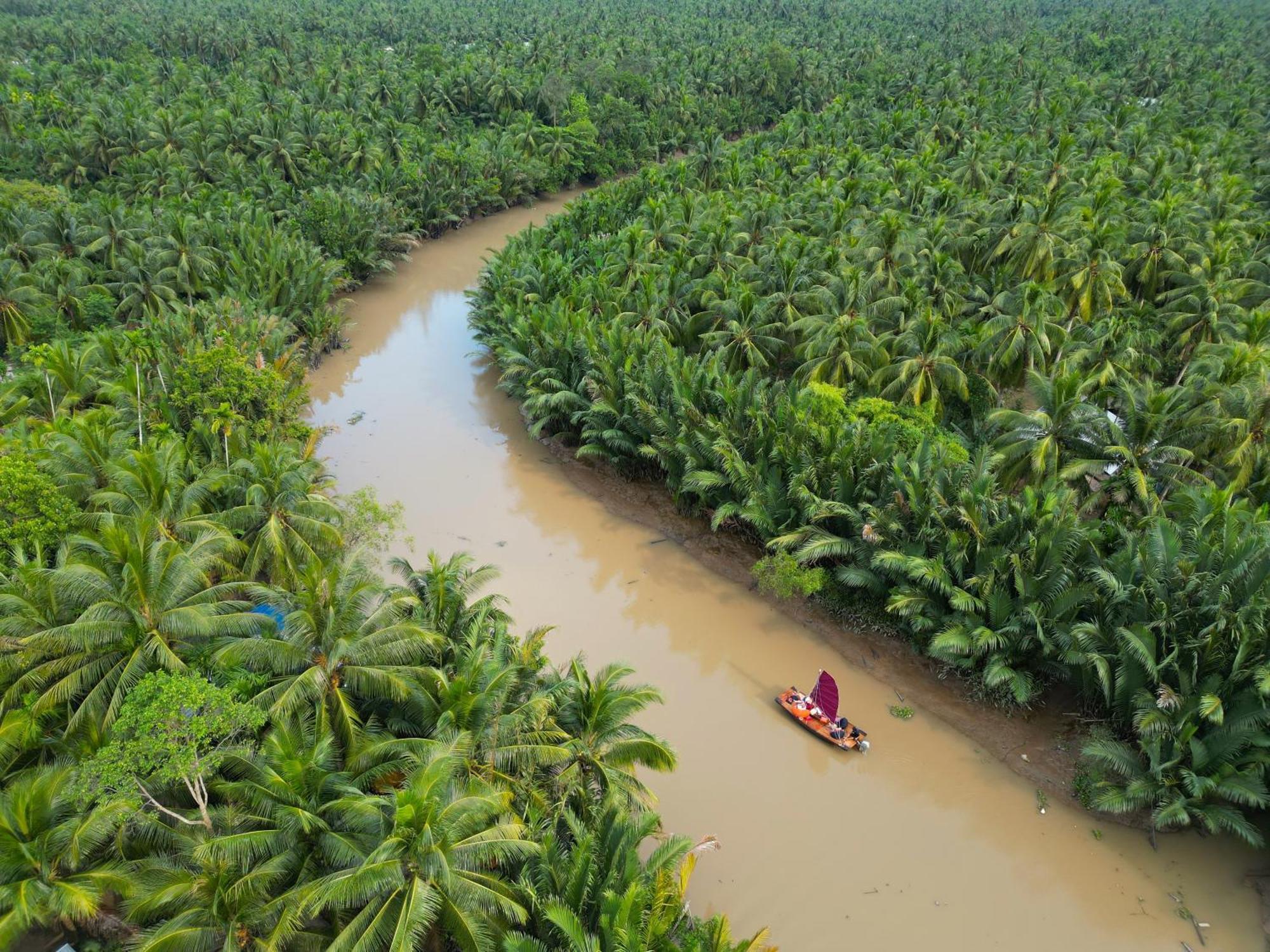 Innerzen Riverside Homestay Ben Tre - Japanese Style Buitenkant foto