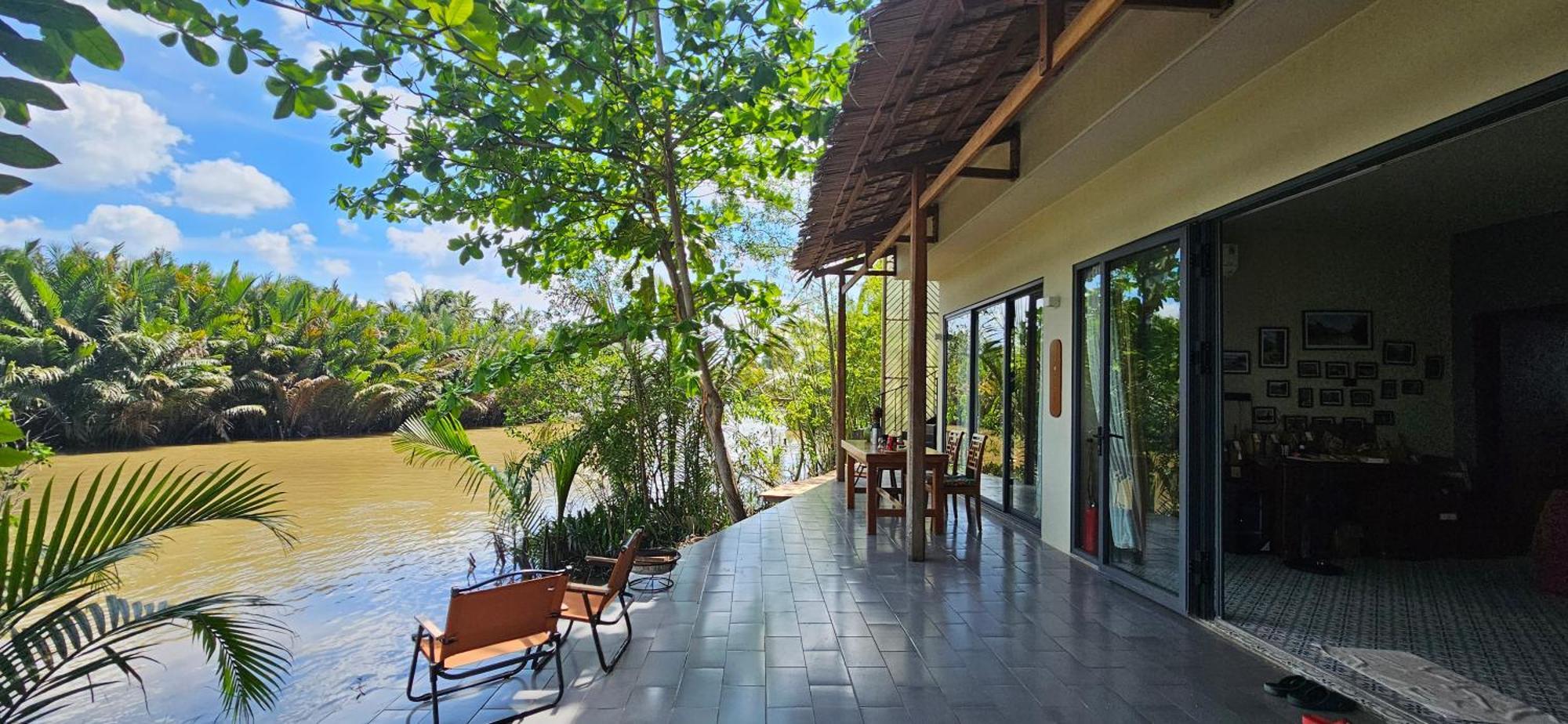 Innerzen Riverside Homestay Ben Tre - Japanese Style Buitenkant foto