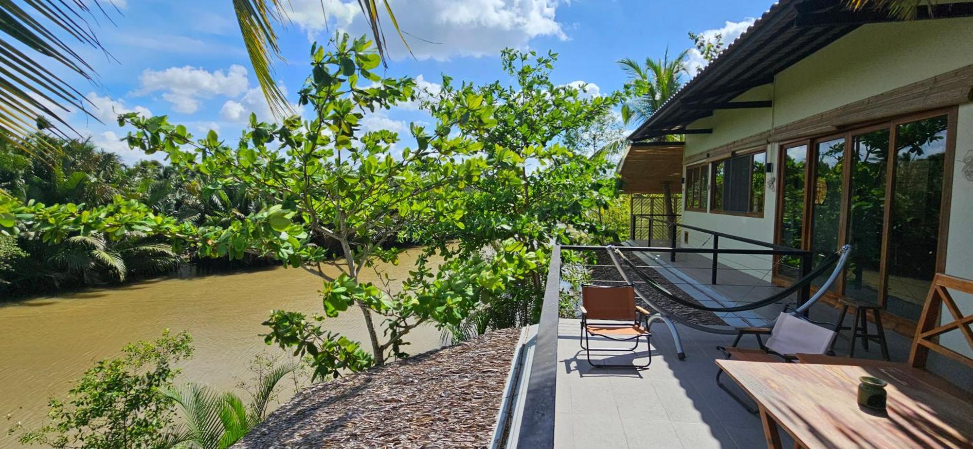 Innerzen Riverside Homestay Ben Tre - Japanese Style Buitenkant foto